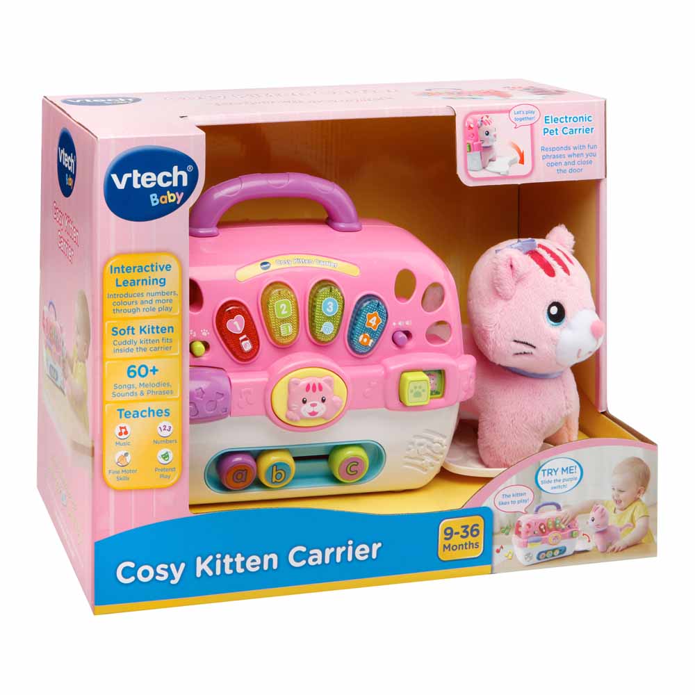 VTech Cosy Kitten Carrier | Wilko